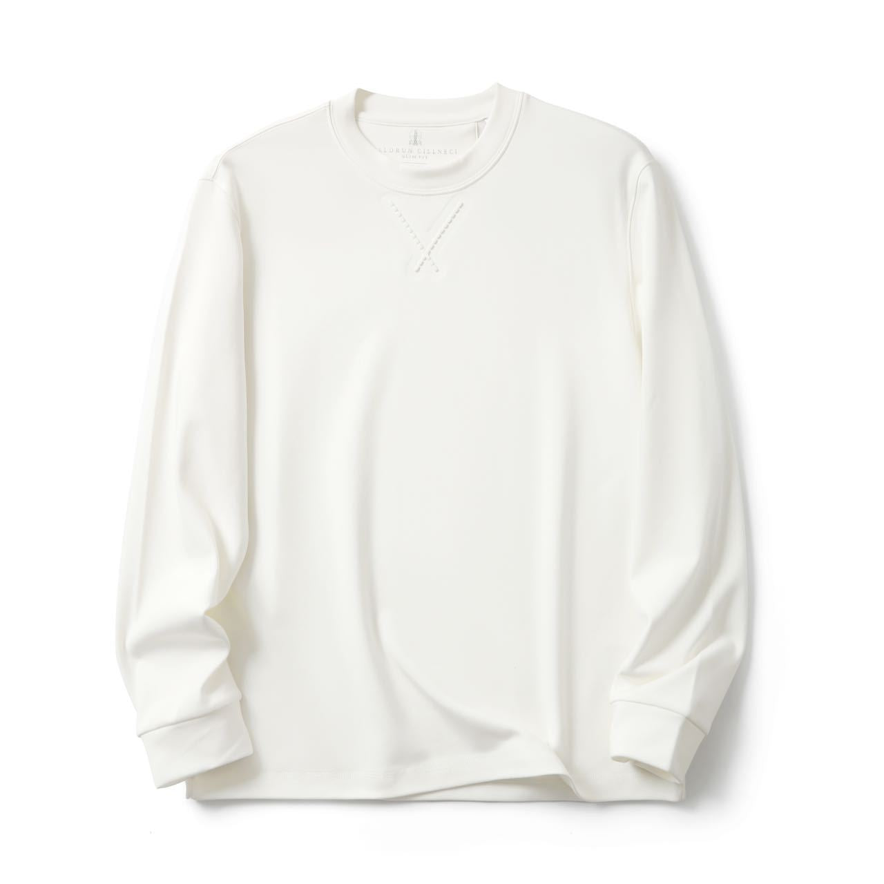 Spring and Autumn Solid Color Crewneck Sweater Men's Casual Loose
