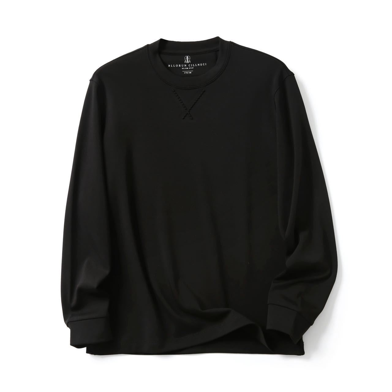 Spring and Autumn Solid Color Crewneck Sweater Men's Casual Loose